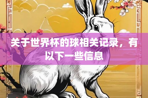 关于世界杯的球相关记录，有以下一些信息