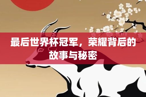 最后世界杯冠军，荣耀背后的故事与秘密