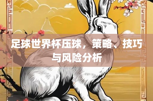 足球世界杯压球，策略、技巧与风险分析