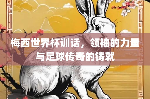 梅西世界杯训话，领袖的力量与足球传奇的铸就