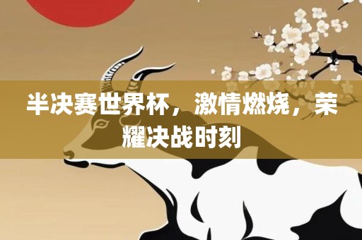 半决赛世界杯，激情燃烧，荣耀决战时刻眉山市正发家政服务有限公司