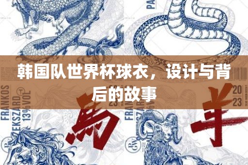韩国队世界杯球衣，设计与背后的故事