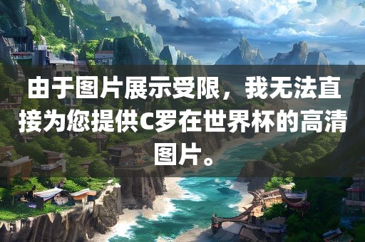 由于图片展示受限，我无法直接为您提供C罗在世界杯的高清图片。