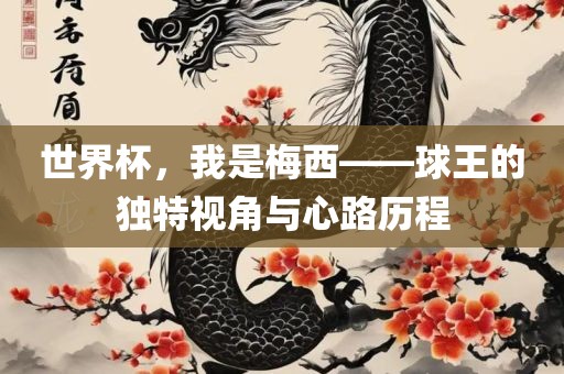 世界杯，我是梅西——球王的独特视角与心路历程