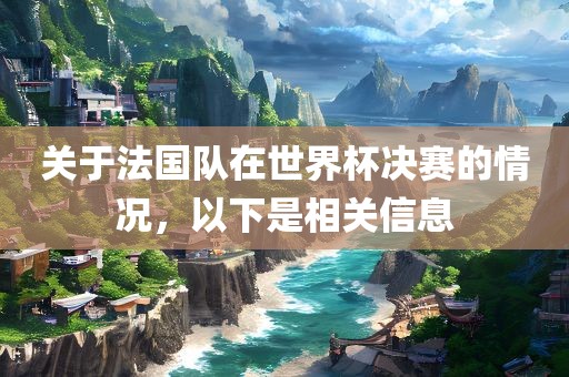 关于法国队在世界杯决赛的情况，以下是相关信息