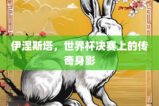 伊涅斯塔，世界杯决赛上的传奇身影