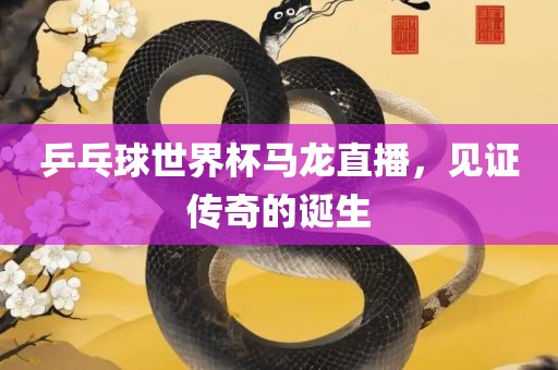 乒乓球世界杯马龙直播，见证传奇的诞生