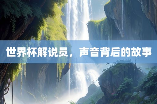 世界杯解说员，声音背后的故事