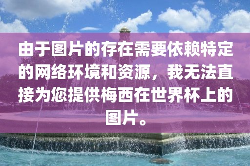 由于图片的存在需要依赖特定的网络环境和资源，我无法直接为您提供梅西在世界杯上的图片。眉山市正发家政服务有限公司