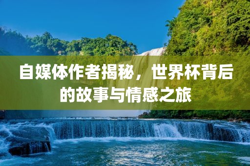 自媒体作者揭秘，世界杯背后的故事与情感之旅