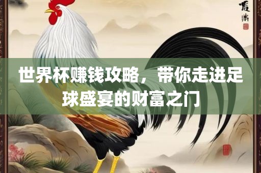 世界杯赚钱攻略，带你走进足球盛宴的财富之门