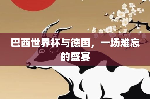 巴西世界杯与德国，一场难忘的盛宴