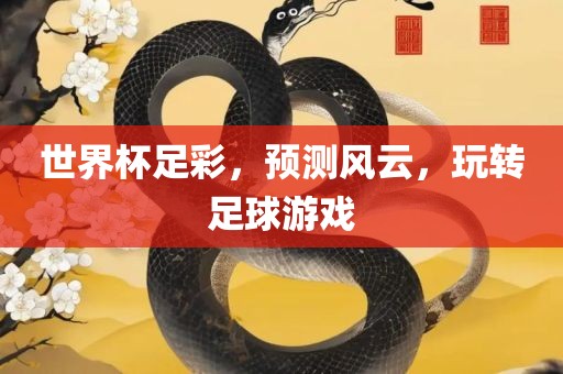 世界杯足彩，预测风云，玩转足球游戏