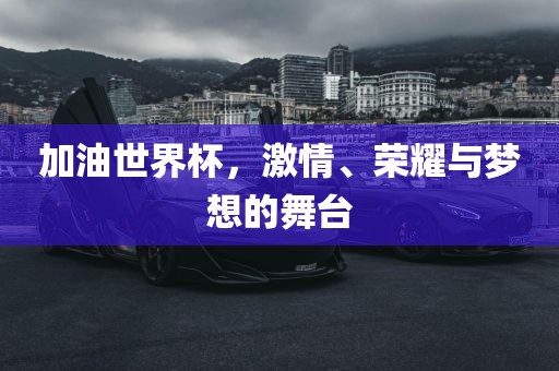 加油世界杯，激情、荣耀与梦想的舞台