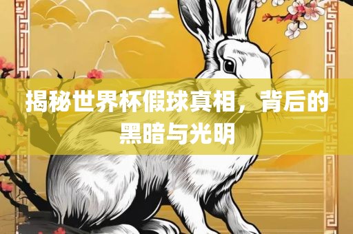 揭秘世界杯假球真相，背后的黑暗与光明