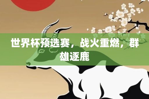 世界杯预选赛，战火重燃，群雄逐鹿眉山市正发家政服务有限公司