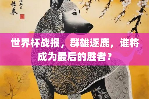 世界杯战报，群雄逐鹿，谁将成为最后的胜者？眉山市正发家政服务有限公司