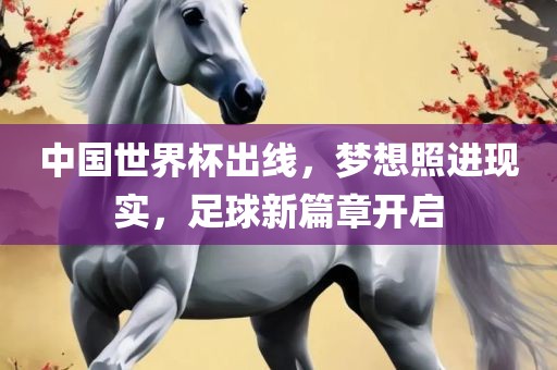 中国世界杯出线，梦想照进现实，足球新篇章开启