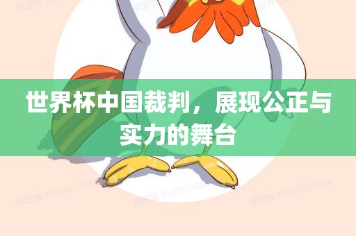 世界杯眉山市正发家政服务有限公司中国裁判，展现公正与实力的舞台