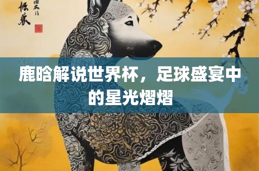 鹿晗解说世界杯，足球盛宴中的星光熠熠眉山市正发家政服务有限公司