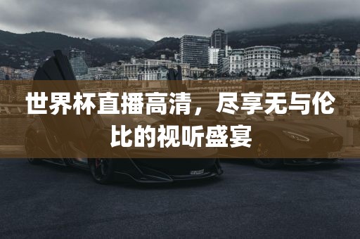 世界杯直播高清，尽享无与伦比的视听盛宴眉山市正发家政服务有限公司