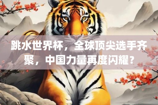 跳水世界杯，全球顶尖选手齐聚，中国力量再度闪耀？