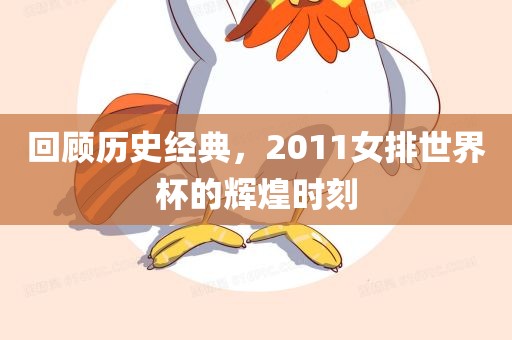 回顾历史经典，2011女排世界杯的辉煌时刻眉山市正发家政服务有限公司