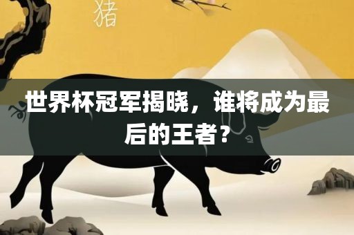 世界杯冠军揭晓，谁将成为最后的王者？