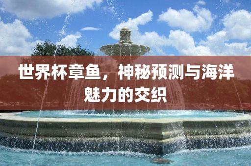 世界杯章鱼，神秘预测与海洋魅力的交织眉山市正发家政服务有限公司