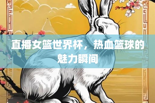直播女篮世界杯，热血篮球的魅力瞬间