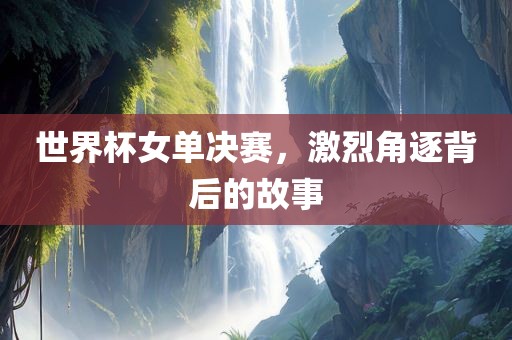 世界杯女单决赛，激烈角逐背后的故事