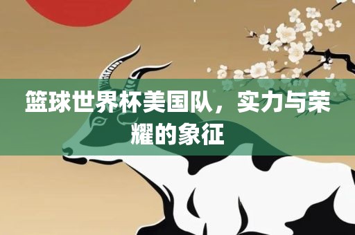 篮球世界杯美国队，实力与荣耀的象征