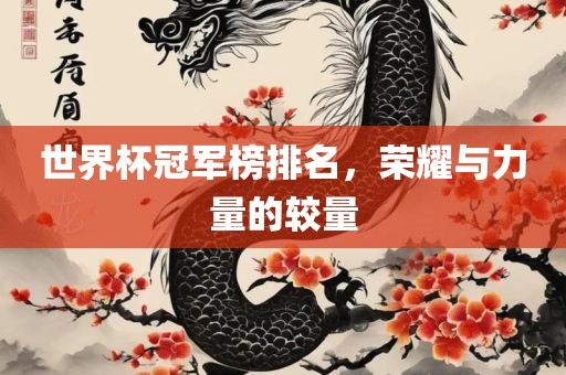 世界杯冠军榜排名，荣耀与力量的较量