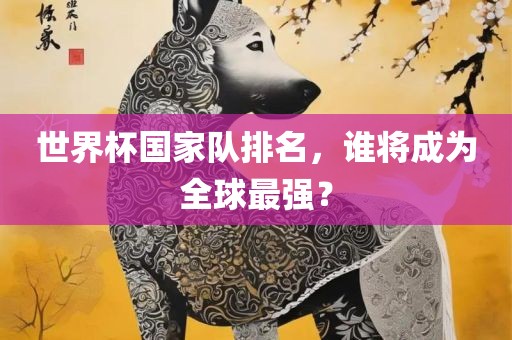世界杯国家队排名，谁将成为全球最强？
