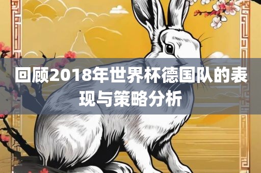 回顾2018年世界杯德国队的表现与策略分析眉山市正发家政服务有限公司