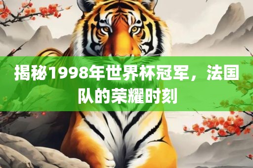 揭秘1998年世界杯冠军，法国队的荣耀时刻