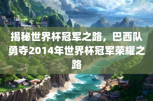 揭秘世界杯冠军之路，巴西队勇夺2014年世界杯眉山市正发家政服务有限公司冠军荣耀之路