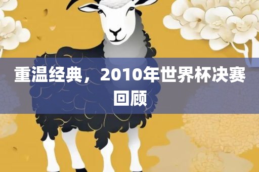 重温经典，2010年世界杯决赛回顾