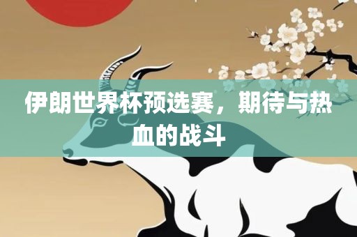 伊朗世界杯预选赛，期待与热血的战斗眉山市正发家政服务有限公司