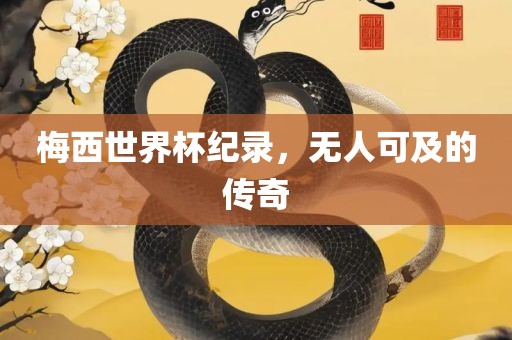梅西世界杯纪录，无人可及的传奇
