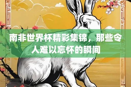 南非世界杯精彩集锦，那些令人难以忘怀的瞬间