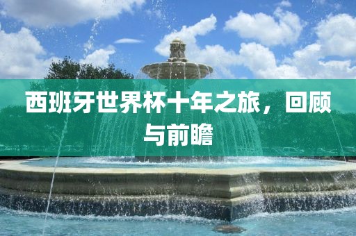 西班牙世界杯十年之旅，回顾与前瞻眉山市正发家政服务有限公司