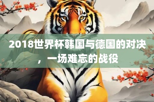 2018世界杯韩国与德国的对决，一场难忘的战役