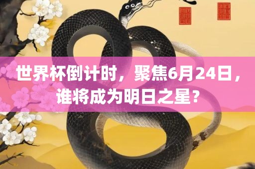 世界杯倒计时，聚焦6月24日，谁将成为明日之星？