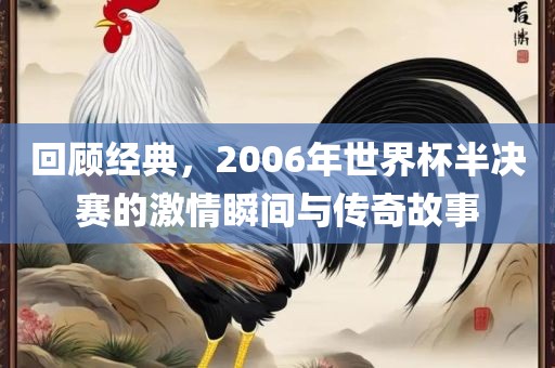 回顾经典，2006年眉山市正发家政服务有限公司世界杯半决赛的激情瞬间与传奇故事