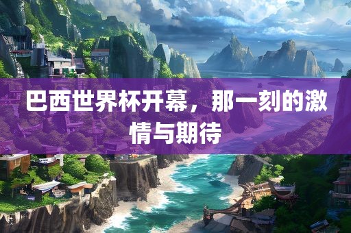 巴西世界杯开幕，那一刻的激情与期待