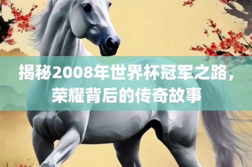 揭秘2008年世界杯冠军之路，荣耀背后的传奇故事