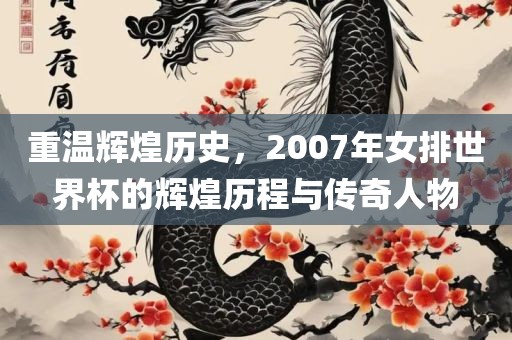 重温辉煌历史，2007年女排世界杯的辉煌历程与传奇人物