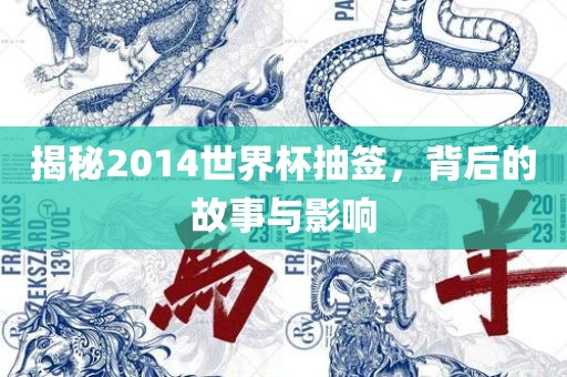 揭秘2014世界杯抽签，背后的故事与影响