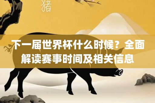 下一届世界杯什么时候？全面解读赛事时间及相关信息眉山市正发家政服务有限公司